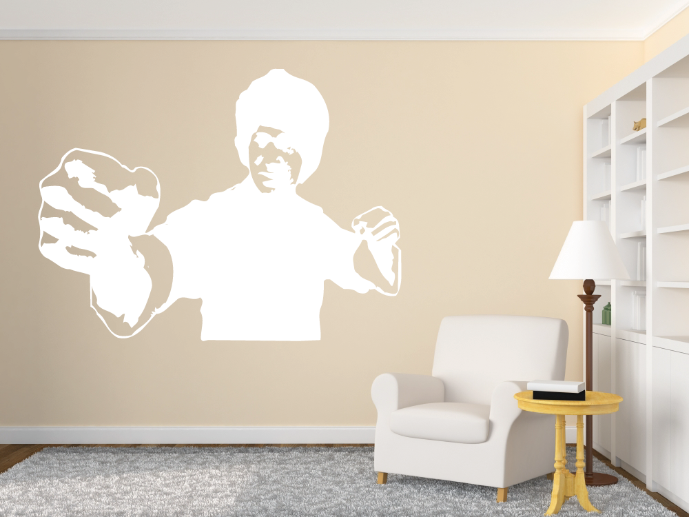 Bruce Lee - samolepka na zeď