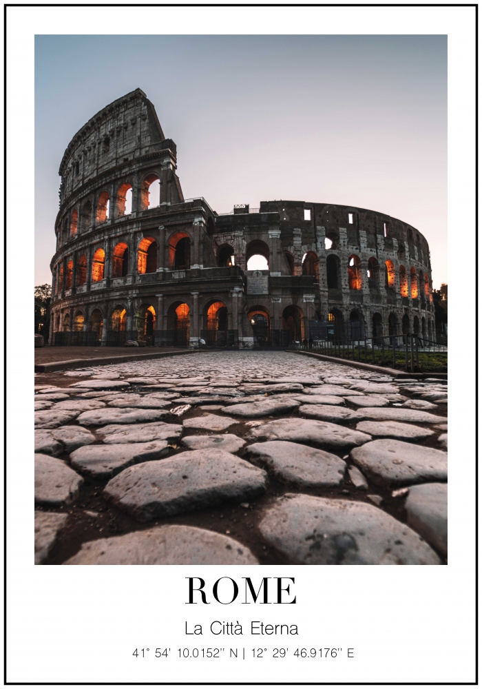 Plakát Řím - Koloseum