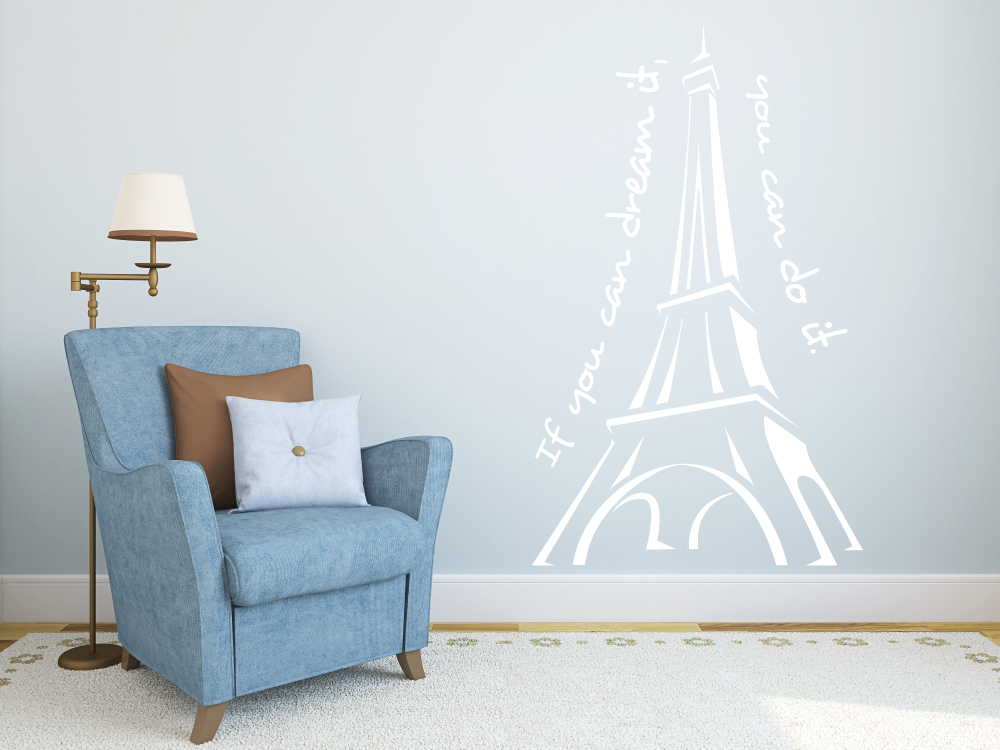Eiffelova věž - Samolepka na zeď